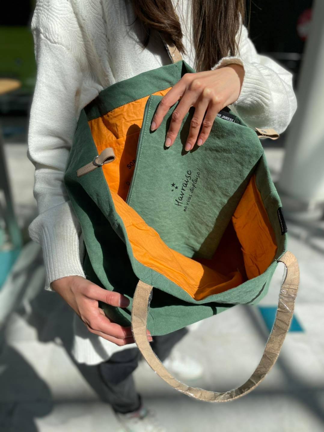 Sac en coton bio La Petite Havraise en édition limitée en vente au Havre