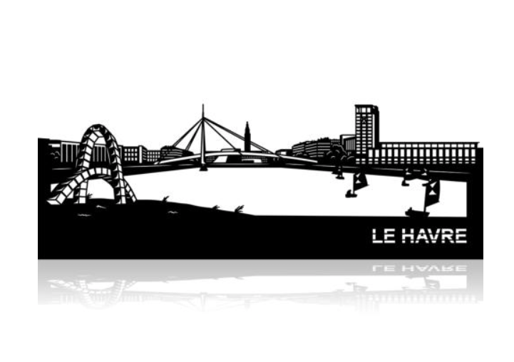 Acheter un skyline de la ville du Havre