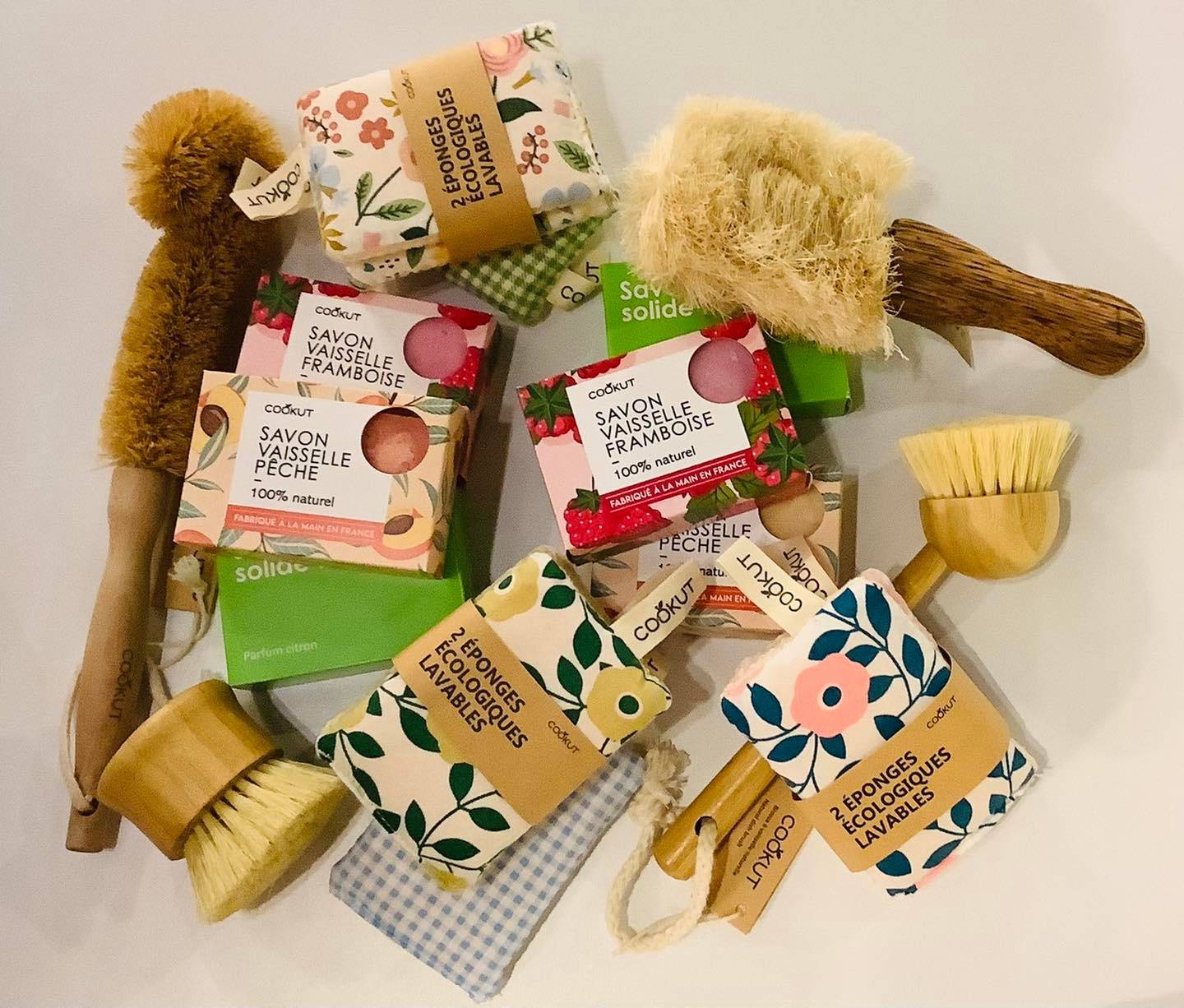 Pack vaisselle écologique zéro déchet en vente au Havre  chez Greenp'iz