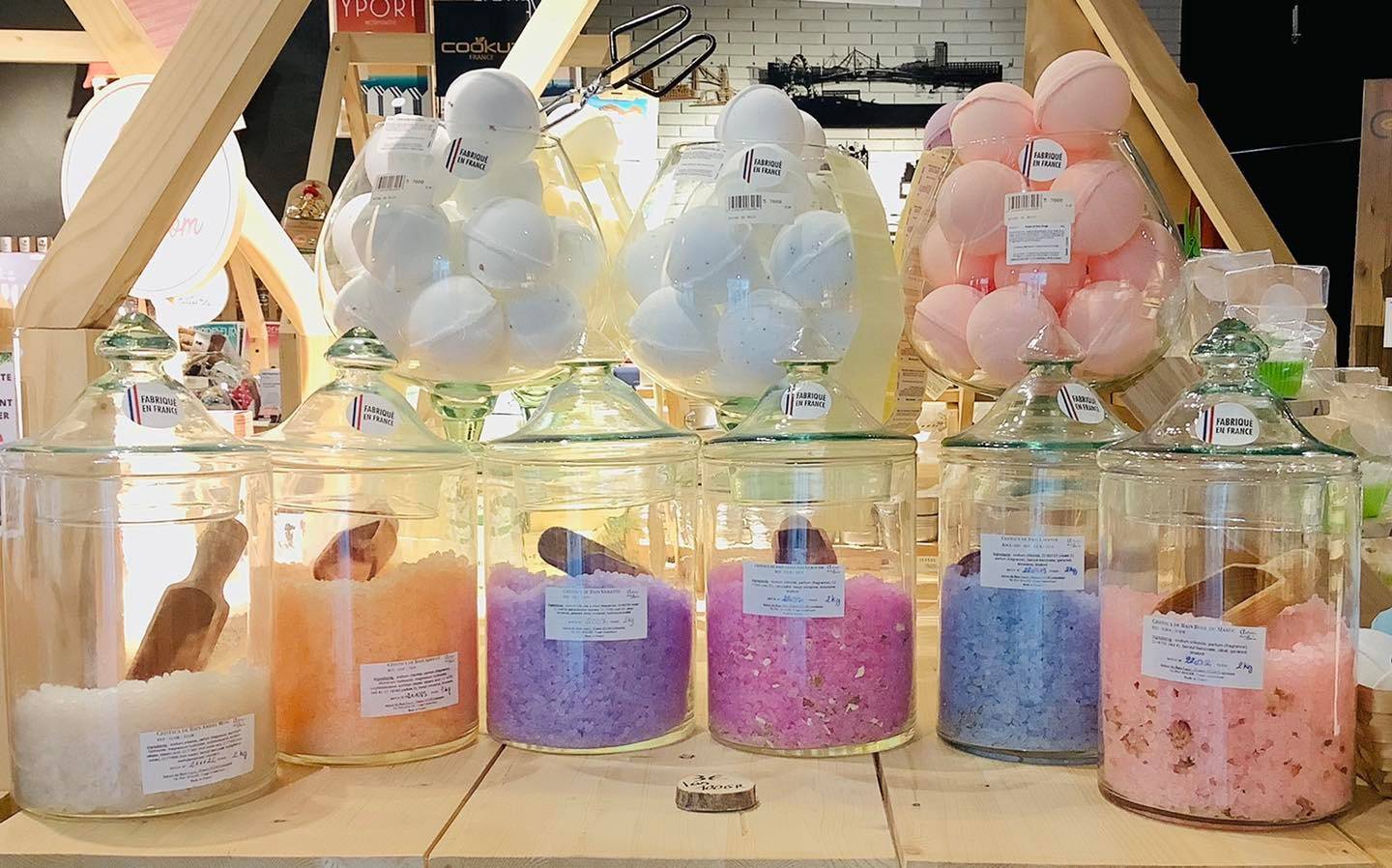 Cristaux et bombes de bain bio Made in France au Havre