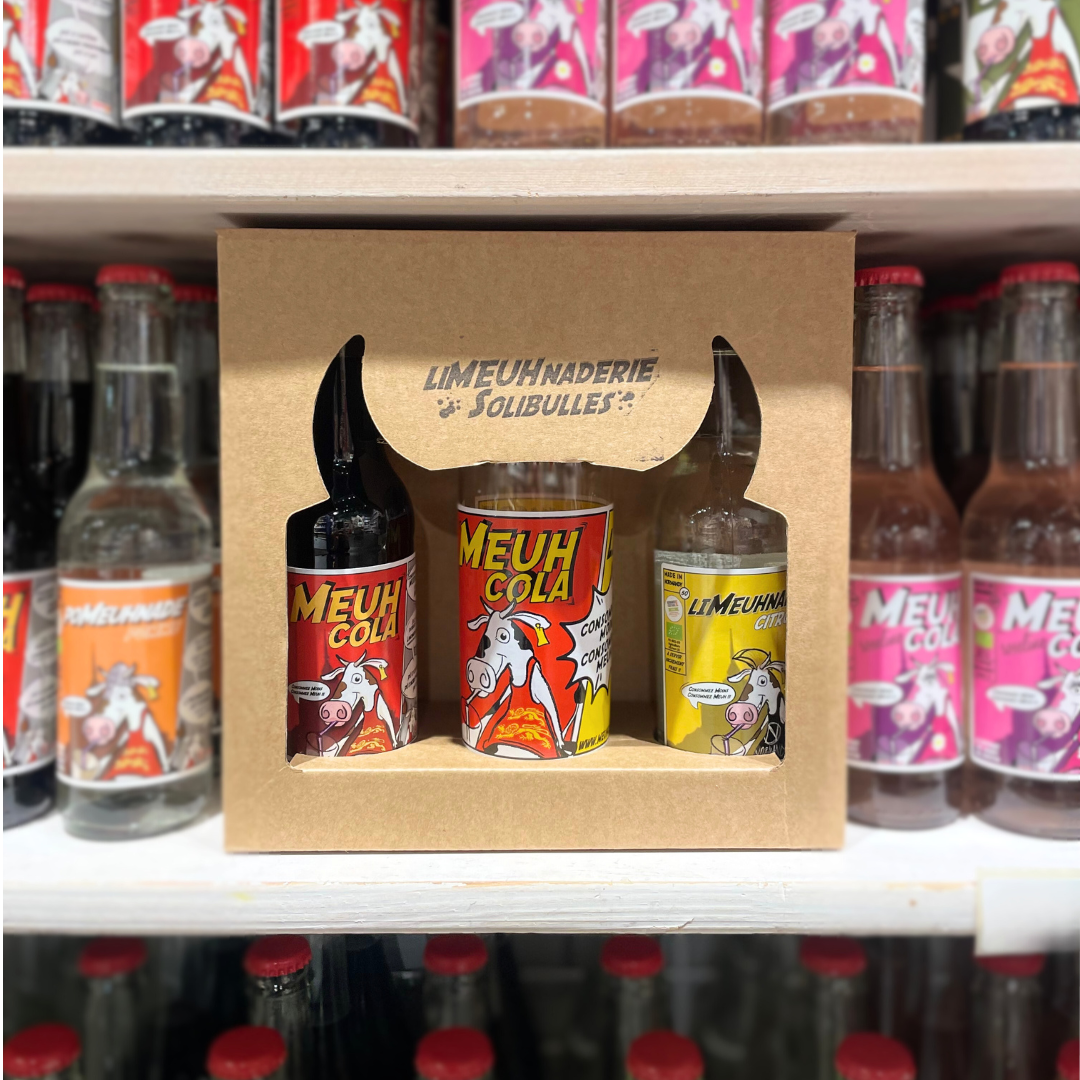 Sodas Meuh Cola chez Pop'iz Greenp'iz au Havre