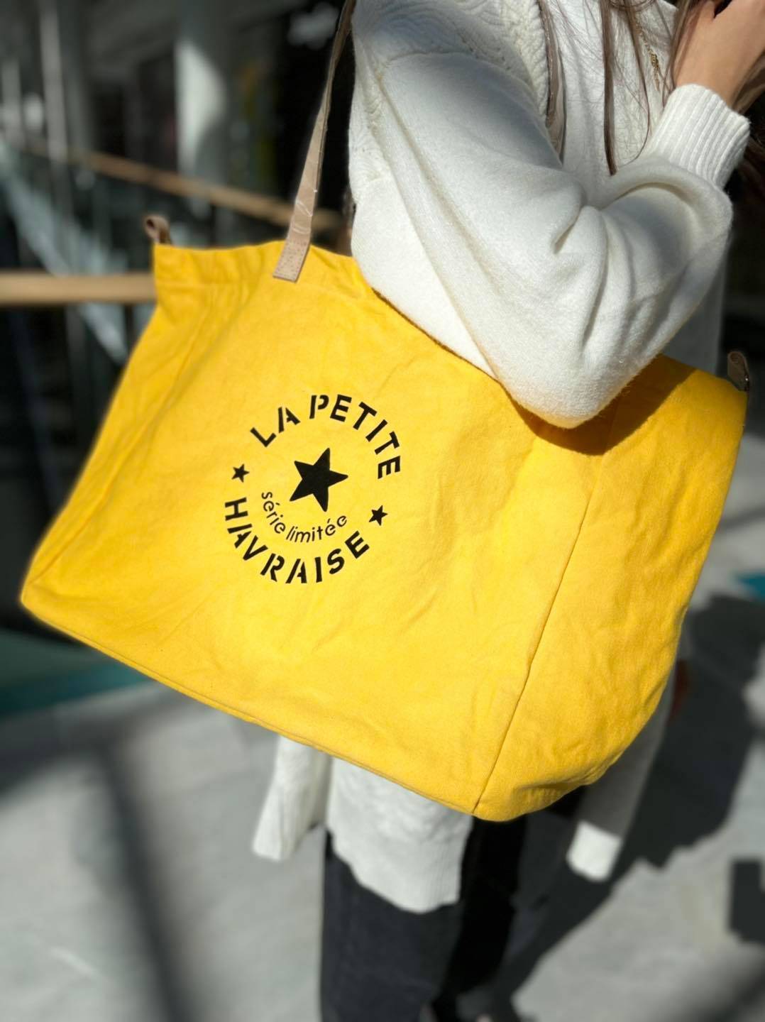 Sac en coton bio La Petite Havraise en édition limitée en vente au Havre